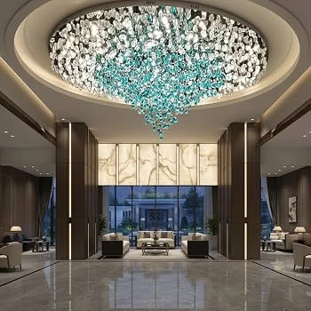 Aurora Cascade Grand Crystal Chandelier