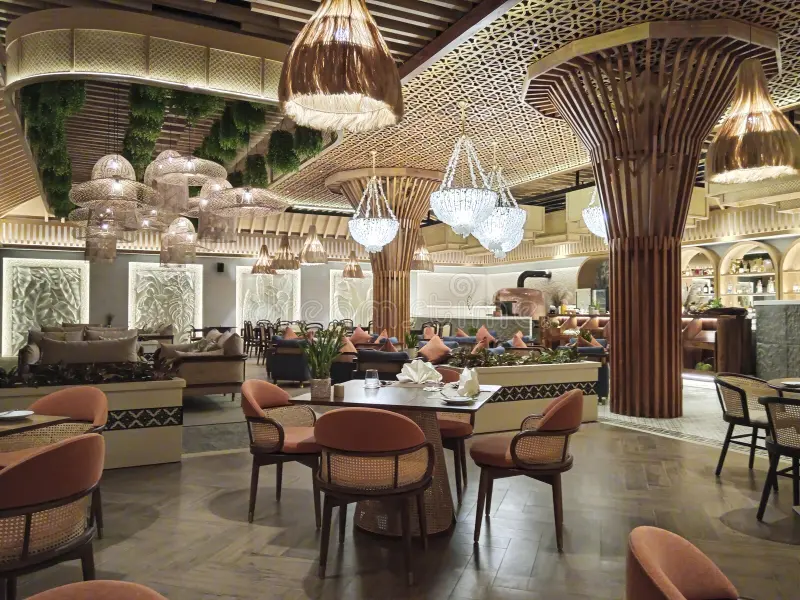 Luxury chandelier for hotel interior
