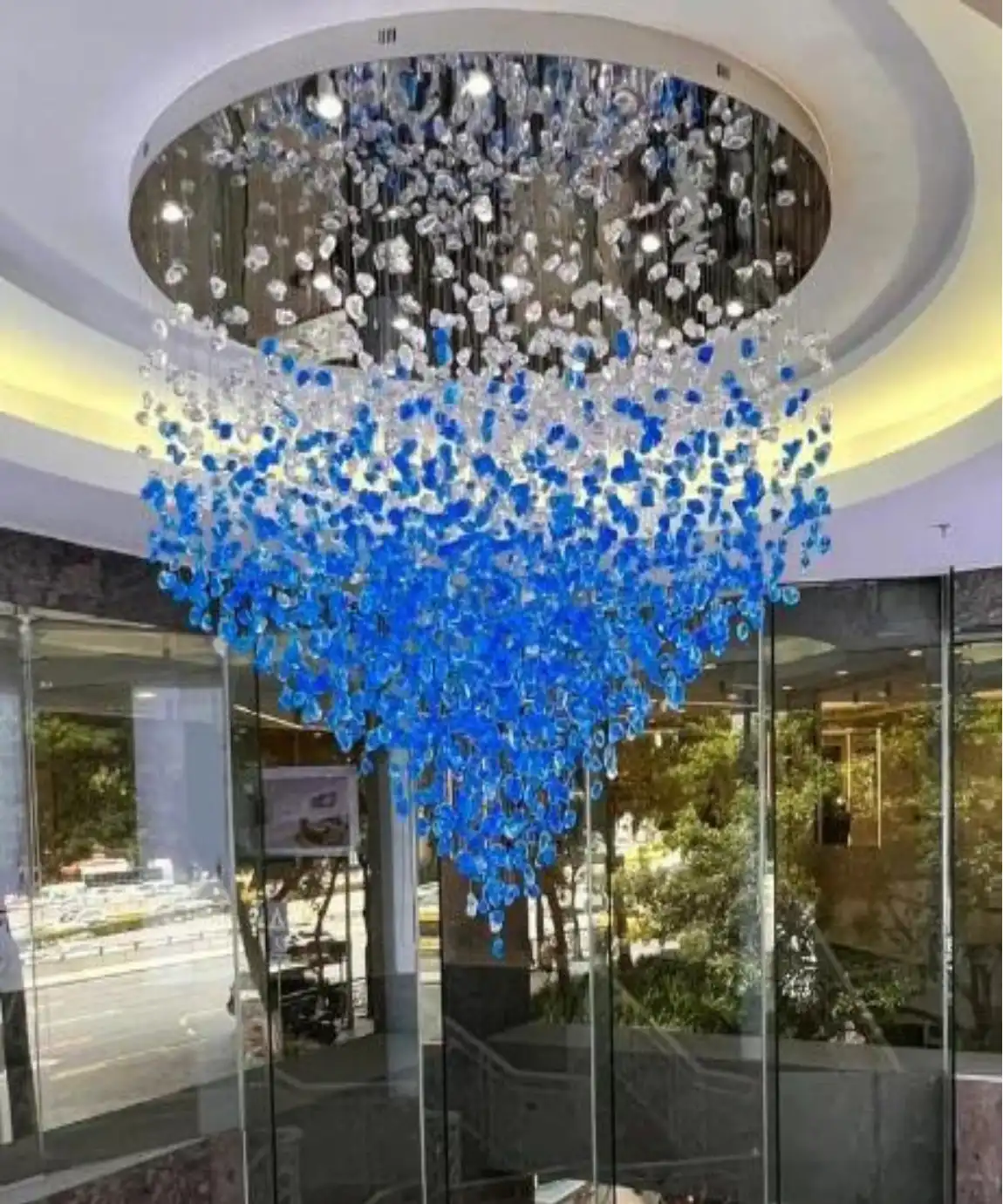 Rose Arcora Modern Glass Chandelier